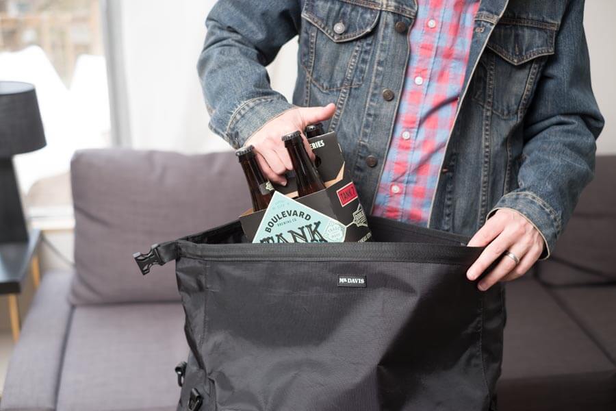 The Tactical Rolltop Weekender gives you space to stuff whatever you need into it. The Tactical Rolltop Weekender gives you space to stuff whatever you need into it.