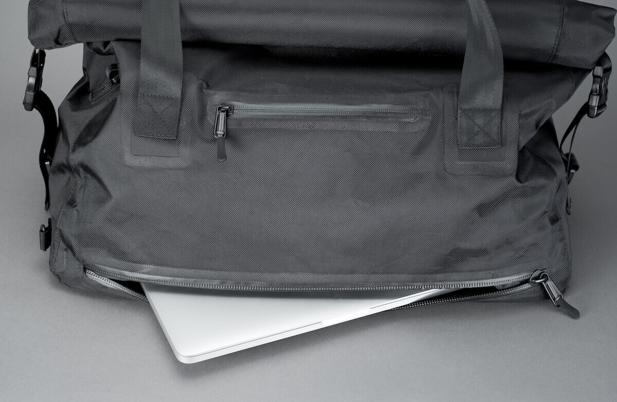 Tactical Rolltop Weekender with Waterproof Zipper Laptop Compartment Tactical Rolltop Weekender with Waterproof Zipper Laptop Compartment